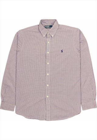 Ralph Lauren polo 90's Long Sleeve Button Up Check Shirt XLa