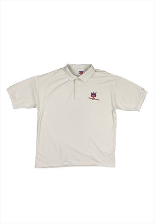 ROUTE 66 EMBROIDERED CREAM POLO SHIRT