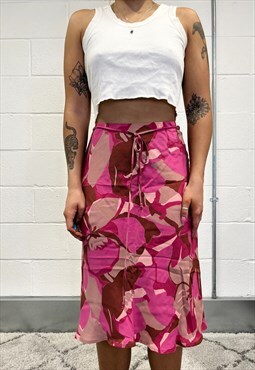 Y2k Floral Midi Skirt