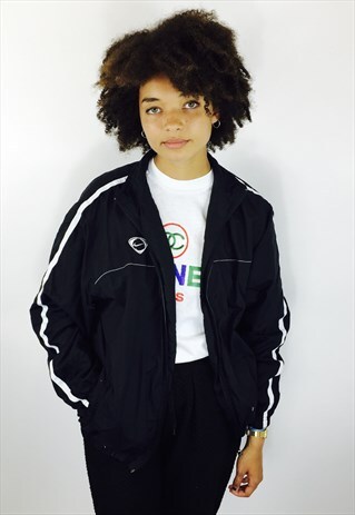 NIKE BLACK WINDBREAKER JACKET