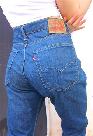 Levi's 508 Dark Blue Denim High Rise Jeans 36"/ 92cm Waist