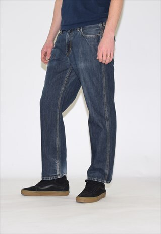VINTAGE BLUE CARHARTT WESTERN PANT DENIM JEANS