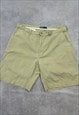 VINTAGE POLO RALPH LAUREN SHORTS TAN CHINO SHORTS 