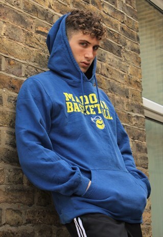 RETRO / 90'S / ADIDAS / BLUE HOODIE