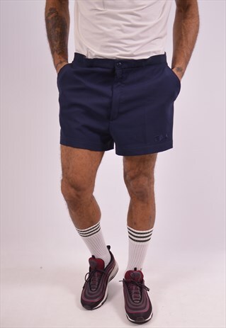 FILA MENS VINTAGE SHORTS MEDIUM BLUE 90S