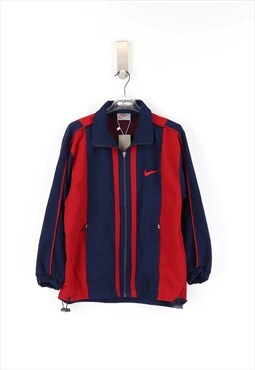 Nike 90's Zip Sweatshirt in Red - L
