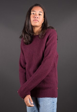 MAROON KNIT LEVI'S JUMPER
