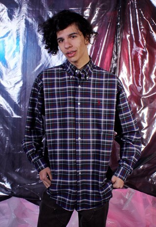 VINTAGE RALPH LAUREN PLAID SHIRT