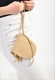 VINTAGE SUEDE LEATHER CLUTCH