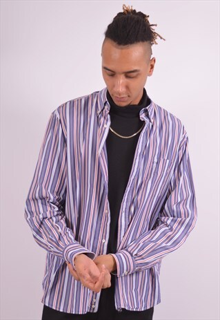 VINTAGE PAUL & SHARK SHIRT STRIPES MULTI