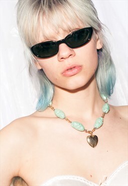 Vintage Polaroid Sunglasses Y2K Black Plastic Shades