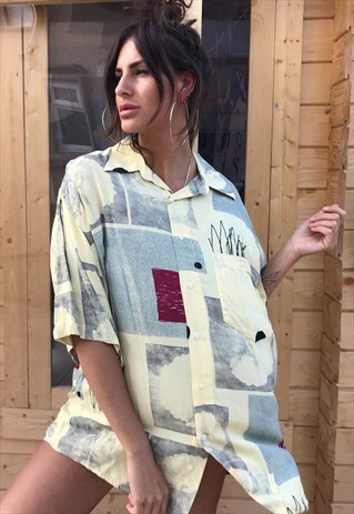 OVERSIZED RETRO 90S 80S VINTAGE UNISEX FESTIVAL SHIRT