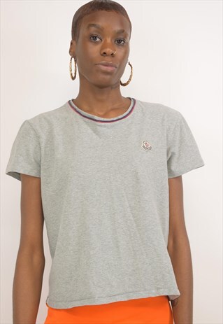 VINTAGE 90S GREY MONCLER TEE