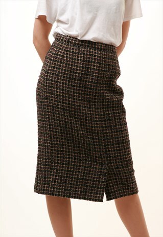 90S VINTAGE MISSONI WOOL PENCIL SKIRT 833