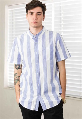 VINTAGE REGATTA STRIPED SHIRT 90S XL 6.1