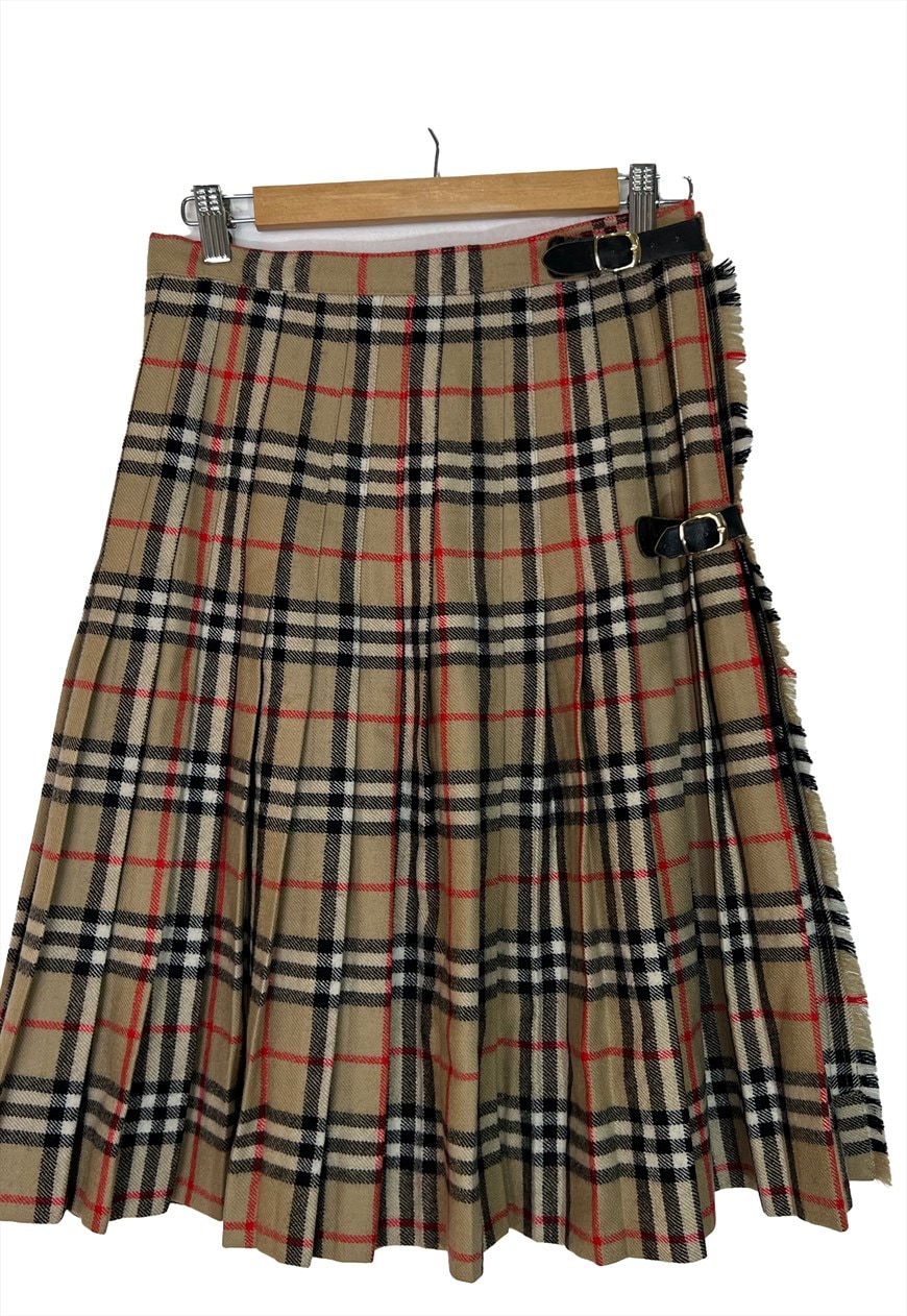 Vintage best sale burberry skirt