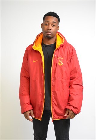 VINTAGE NIKE GALATASARAY REVERSIBLE PUFFA COAT
