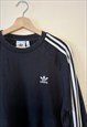 VINTAGE BLACK ADIDAS SWEATSHIRT