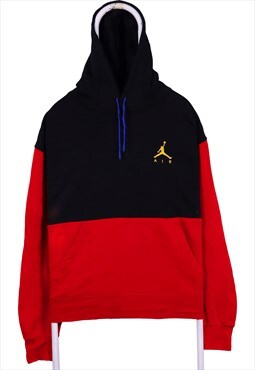 Vintage 90's Air Jordan Hoodie Jordan Air Pullover Black