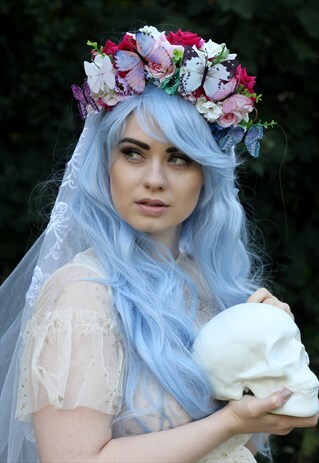 ROUGE PONY - RAINBOW VELVET FRIDA KAHLO HEADBAND