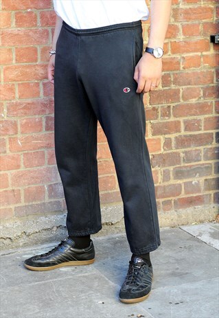 VINTAGE CHAMPION TRACKSUIT BOTTOMS SWEAT TROUSERS