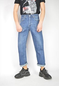 Vintage blue LEVI'S 501 denim straight Jeans trousers 