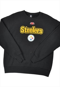 Vintage NFL Pittsburgh Steelers Sweater Black Medium
