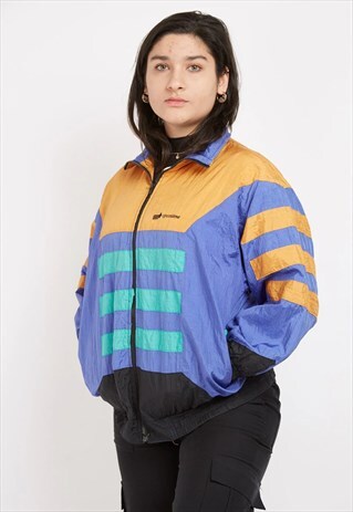 VINTAGE BLUE SPORTLINE SHELL JACKET