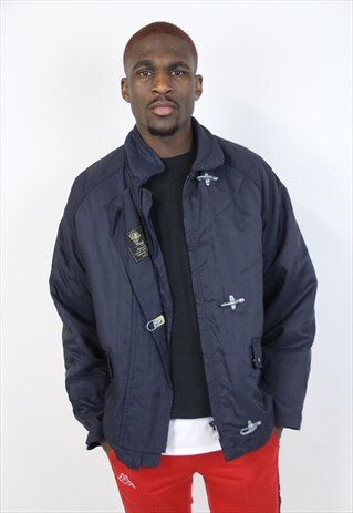 VINTAGE FAY NAVY BUCKLE JACKET