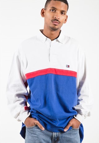 VINTAGE 80S TOMMY POLO T-SHIRT / S1003
