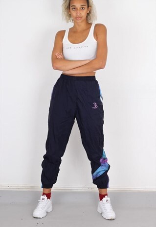VINTAGE BLUE SHELL TRACK PANT