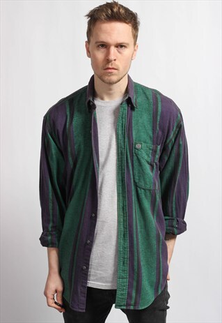 VINTAGE IZOD FLANNEL SHIRT