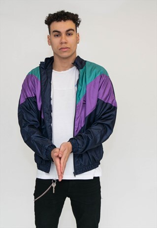 90S VINTAGE SHELL TRACK JACKET