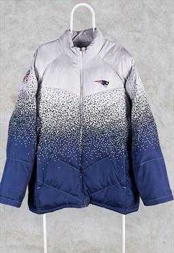 Reebok NFL New England Patriots Puffer Jacket Mens Large