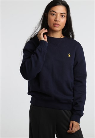 90S POLO RALPH LAUREN EMBRIODERED LOGO SWEATSHIRT
