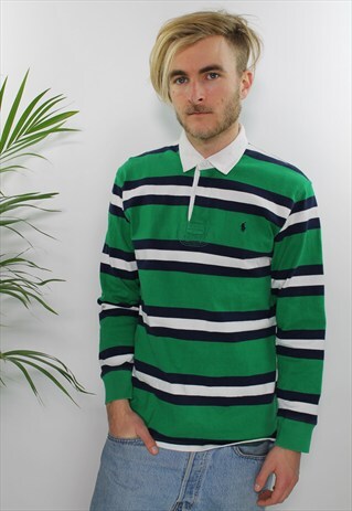 VINTAGE POLO RALPH LAUREN LONG SLEEVED POLO