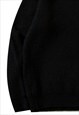 NEUTRAL COLOR EVERYDAY SOLID SWEATER KNITWEAR JUMPER BLACK