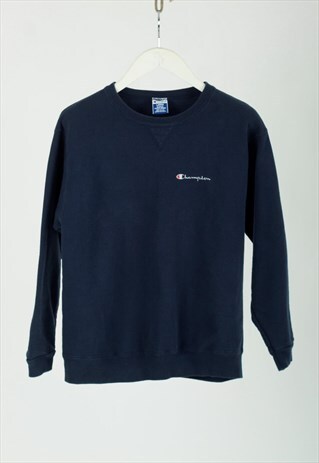 VINTAGE CHAMPION SMALL SPELL OUT LOGO SWEATSHIRT
