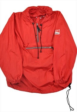 Vintage Marlboro Waterproof Windbreaker Jacket Red XL