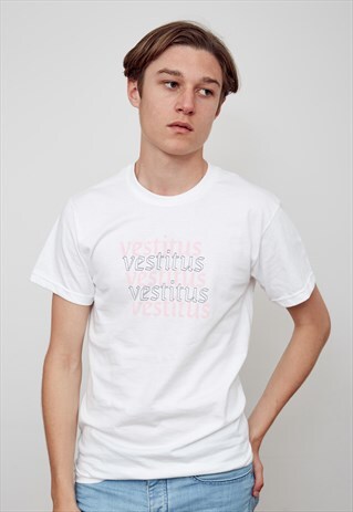 VESTITUS BRANDED T-SHIRT WHITE