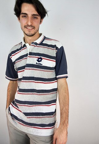 VINTAGE PRINTED LOTTO POLO