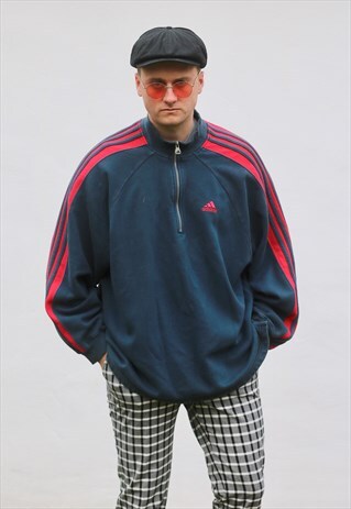ADIDAS 1/4 USA VINTAGE SWEATSHIRT