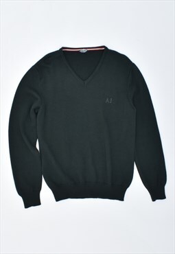 Vintage 90's Armani Jumper Sweater Khaki