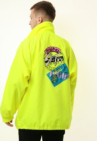 90S VINTAGE ELHO FREESTYLE SHELL 1/4 ZIP JACKET 16173