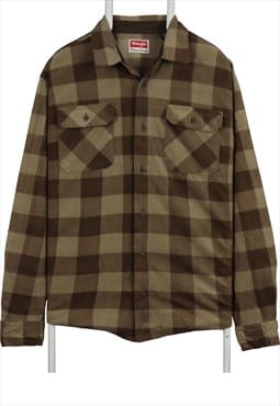 Vintage 90's Wrangler Shirt Button Up Check Long Sleeve