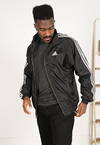 VINTAGE 80'S USA ADIDASWINDBREAKER / S0694