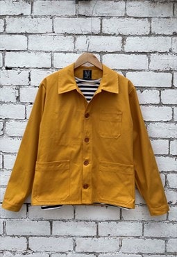 Mustard Yellow French Workwear Jacket 