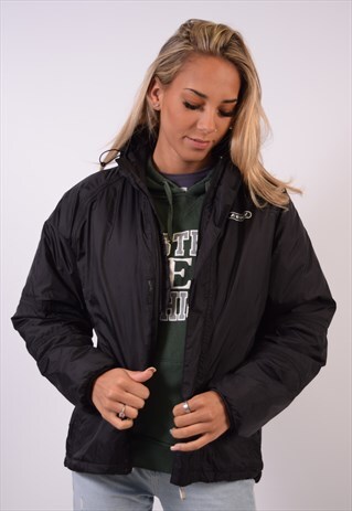 VINTAGE K-WAY WINDBREAKER JACKET BLACK