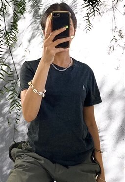 Vintage Ralph Lauren Classic Embroidered Grey T-Shirt