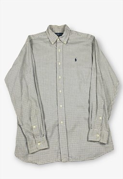 Vintage ralph lauren checked flannel shirt small BV18033